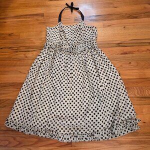 Anthropologie Zehavale Polka Dots Dress with Ties 12